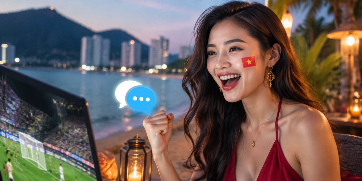 Khung cảnh Côn Đảo minh họa người dùng VIP theo dõi esports trên mobile